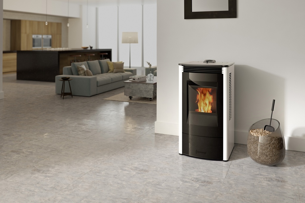 ALLURE 50 PELLET STOVE WHITE