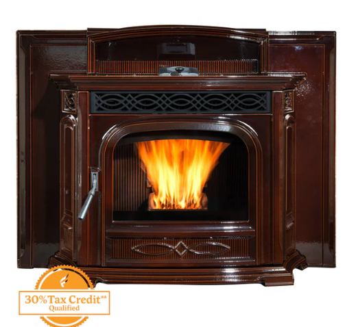 Accentra52i-TC Pellet Insert - 24" - Porcelain Majolica Brown