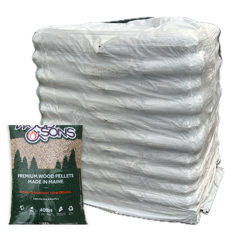 Wood & Sons Wood Pellets (1 Ton) 