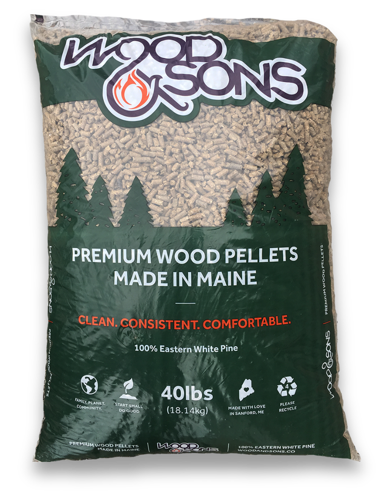 Wood & Sons Wood Pellets (1 Ton) 