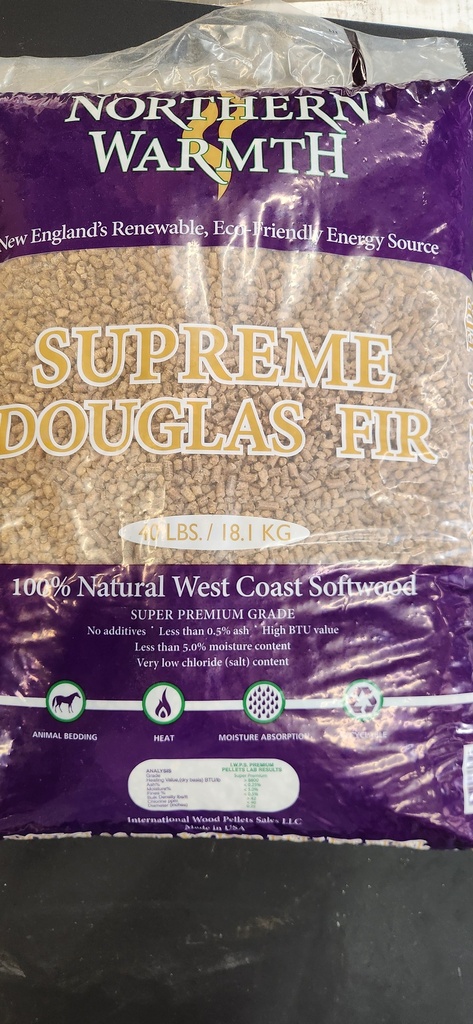 Northern Warmth Supreme Douglas Fir Pellets