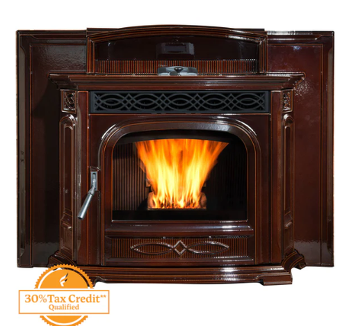 [1-90-584241-14] Accentra52i-TC Pellet Insert - 24" - Porcelain Majolica Brown (comes w/ wireless