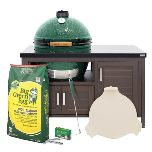 [128263] XLarge Big Green Egg in 53-inch Modern Farmhouse Table Package